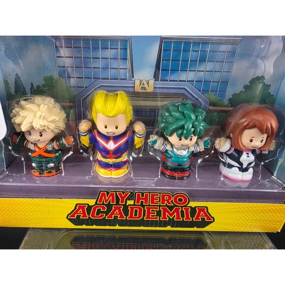Little People Collector My Hero Academia Figures Set Of 4 - Picture 2 of 6